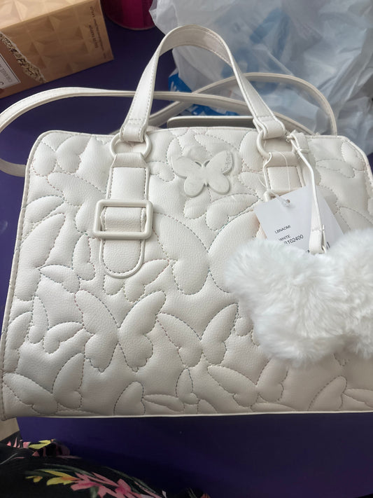 Besty White Butterfly Purse Bundle